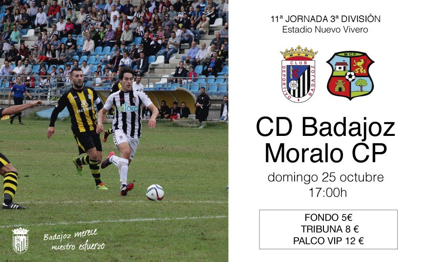 BadajozMCMV's tweet photo. Otro partido importantísimo para seguir hacia la 2B, y nada mejor que animar con @Grada1905 ¡Te esperamos! https://t.co/xElItTP6Hl