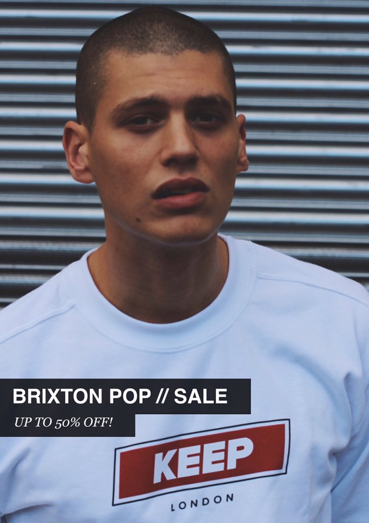 KEEP_LDN's tweet photo. Come on down to @PopBrixton where we have up to 50% off! We're here Friday-Sunday so see you soon! #keepldn https://t.co/lIfjw7xLW8