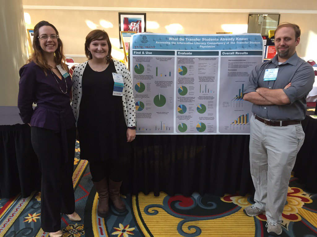 drjadegeary's tweet image. Conference Poster Complete! #SCLA2015 #informationliteracy #thomascooperlibrary