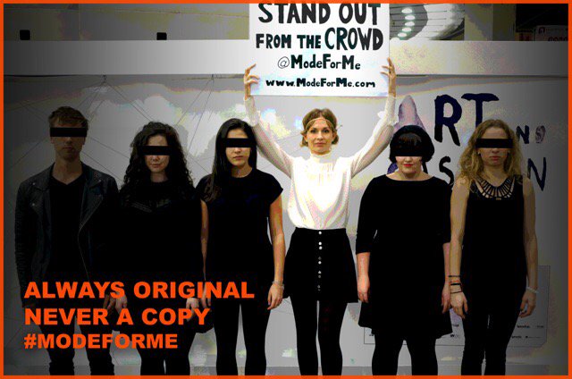 ModeForMe's tweet photo. Always Original. Never a Copy. #StandOutFromTheCrowd #ModeForMe #GFB2015 #StartupWeekend https://t.co/UrI8YuaPxD