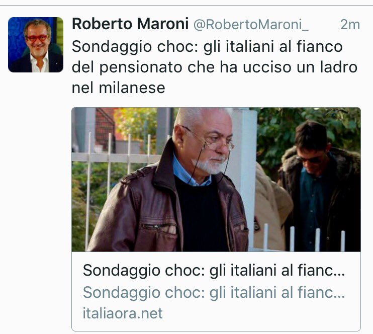 RobertoMaroni_'s tweet photo. In realtà il sondaggio è "choc" solo per chi non capisce. La @LombardiaOnLine è al fianco di Francesco Sicignano https://t.co/qnhex8kAy2