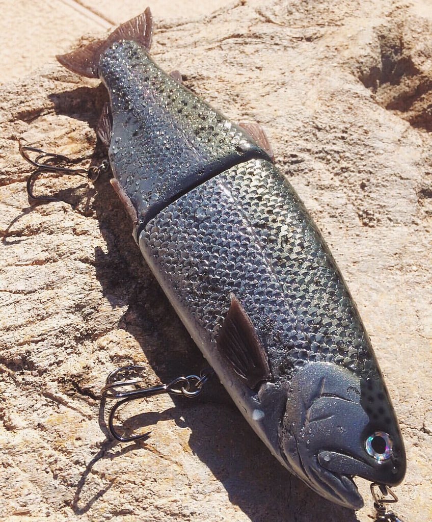 Swimbait Underground on X: Hinkle Trout painted by @pizzcustoms
