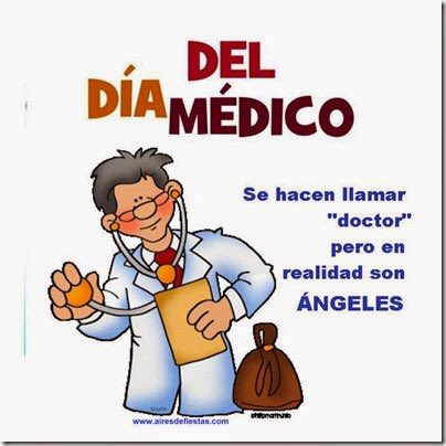 Envío una gran Felicitación a todos mis colegas Médicos hoy en nuestro día #FelizDiadelMedico