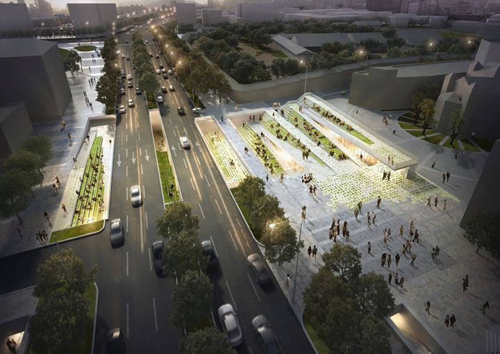 Winners Announced in Competition to Design Cultural Square in Seoul archdai.ly/1LrkFEE