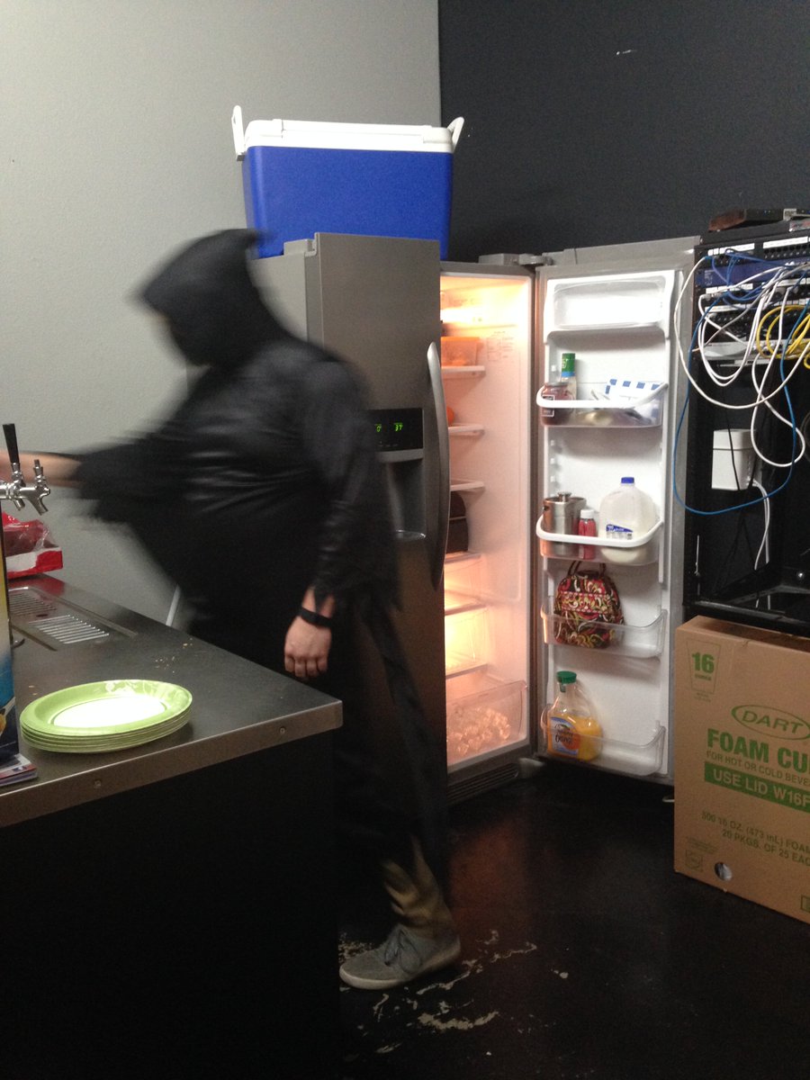 nationwidedisc's tweet photo. As #Halloween gets closer, our office ghost gets more active. Hope he doesn't steal too many lunches... https://t.co/5gBFRLOCqO
