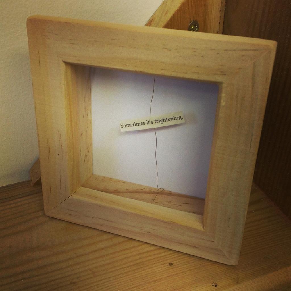 Loulouw10's tweet image. My contribution to #keephuman exhibition/charity event at Porthmeor Studios in St. Ives thus November