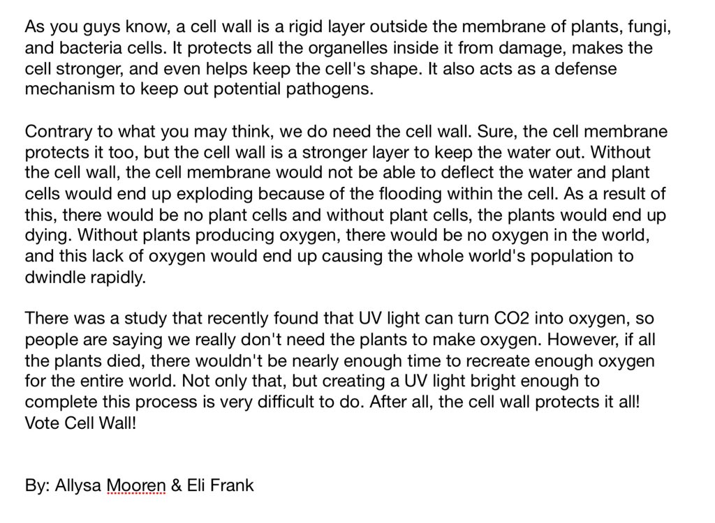 franelijBV's tweet photo. Speech transcript! #organellewars https://t.co/cOcbG4QTti