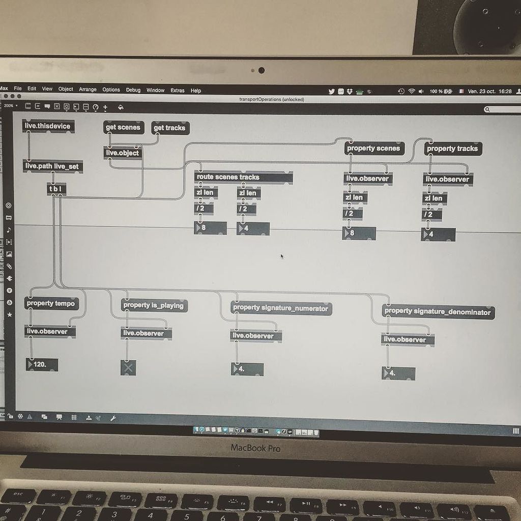 julienbayle's tweet photo. Last day teaching #maxforlive
The #liveobjectmodel from a to z. My student got #headache
… https://t.co/5TjjMw2FI0 https://t.co/Bq3viPaGNQ