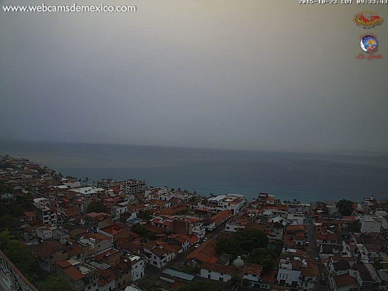 HUracán #Patricia Vista de Puerto Vallarta #Jalisco en este momento