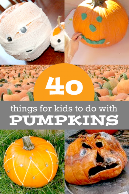 Have you got your #pumpkins prepared for #Halloween?? Lots of cool ideas @ handsonaswegrow.com/40-pumpkin-act… #trickortreat