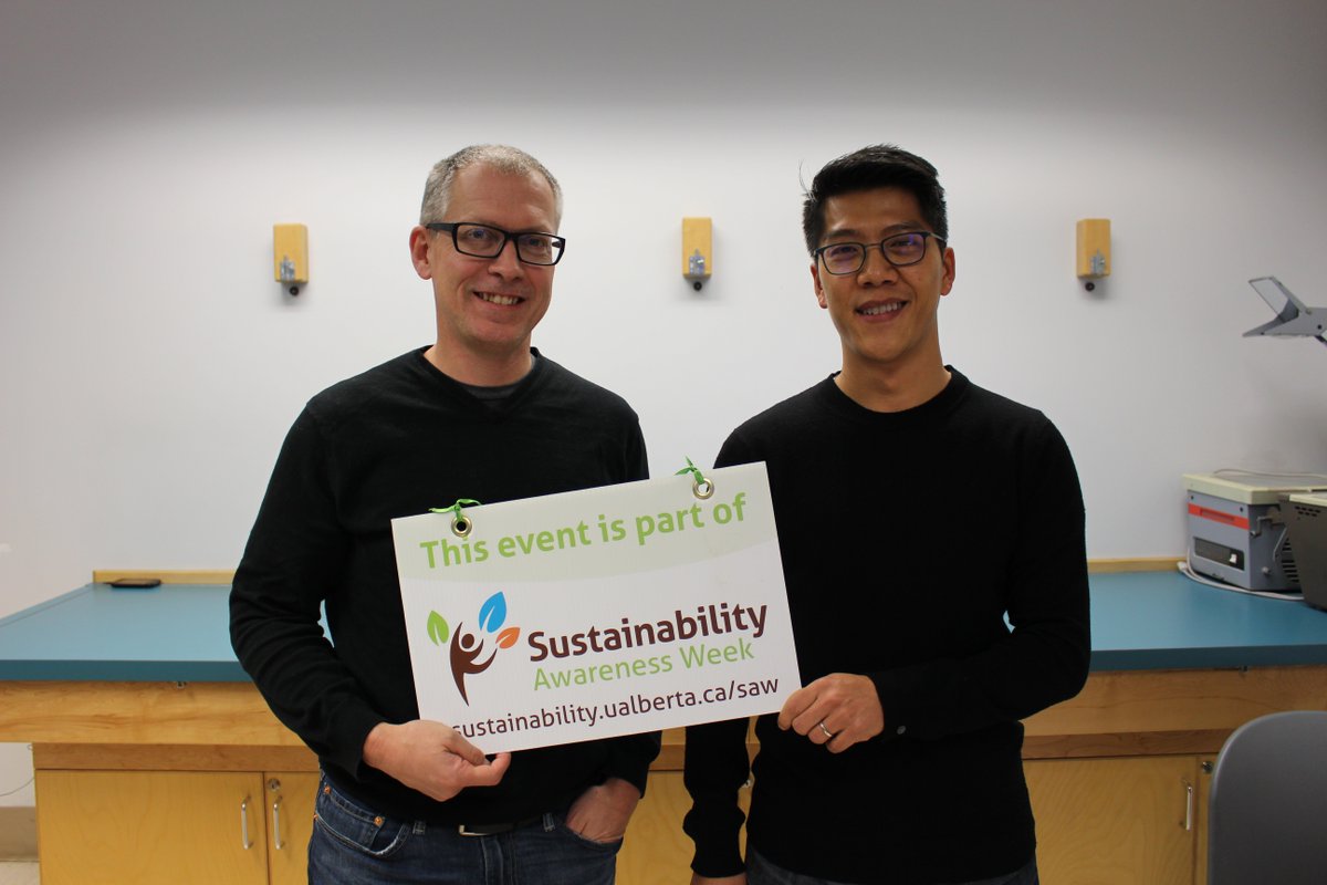 UAlbertaREES's tweet photo. Two of our REES academics presented seminars this week for sustainability awareness week on campus. #SAW2015 https://t.co/sKPpMGRK83