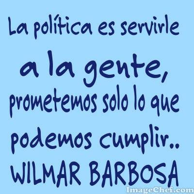 GeroLopera's tweet photo. Esa es la política una servicial, no una corrupta y de maquinaria! voto por @WilmarBarbosa ✅ https://t.co/4oOR2slhpq
