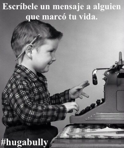 Hugabully's tweet photo. #buenviernes a todos el reto de hoy es el siguiente!! Recuerda mientras más actos de bondad menos #bullying https://t.co/8ioimxFxop