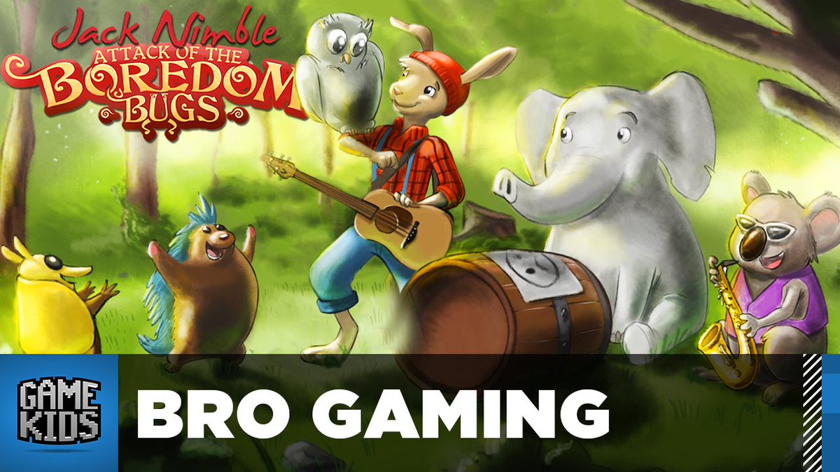 GameKidsChannel's tweet photo. Jack Nimble: Attack of the Boredom Bugs - #BroGaming @beaukittredge @BinarySoloGames
https://t.co/tL7S48Hh90 https://t.co/tpfbnGUekC