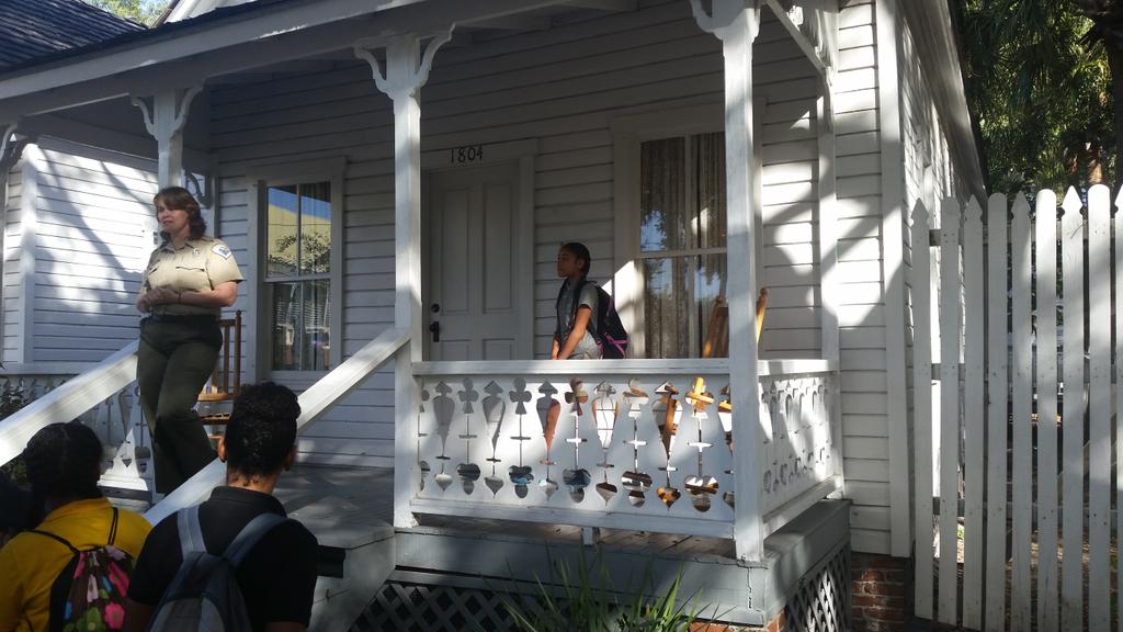 webbmiddle's tweet photo. Webb Spiders at the Ybor City Historical Museum. They were so AWESOME that the guide gave us compliments! #gowebb https://t.co/r20dyQNswp