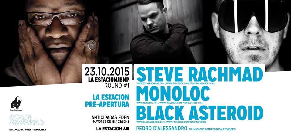 BuenasNochesPro's tweet photo. HOY #PreApertura @estacionok
- @steverachmad
- @Monoloc 
- @BLACKASTEROID
WarmUp @ladoblepp 

@edenentradas https://t.co/vE3U9bvgvj