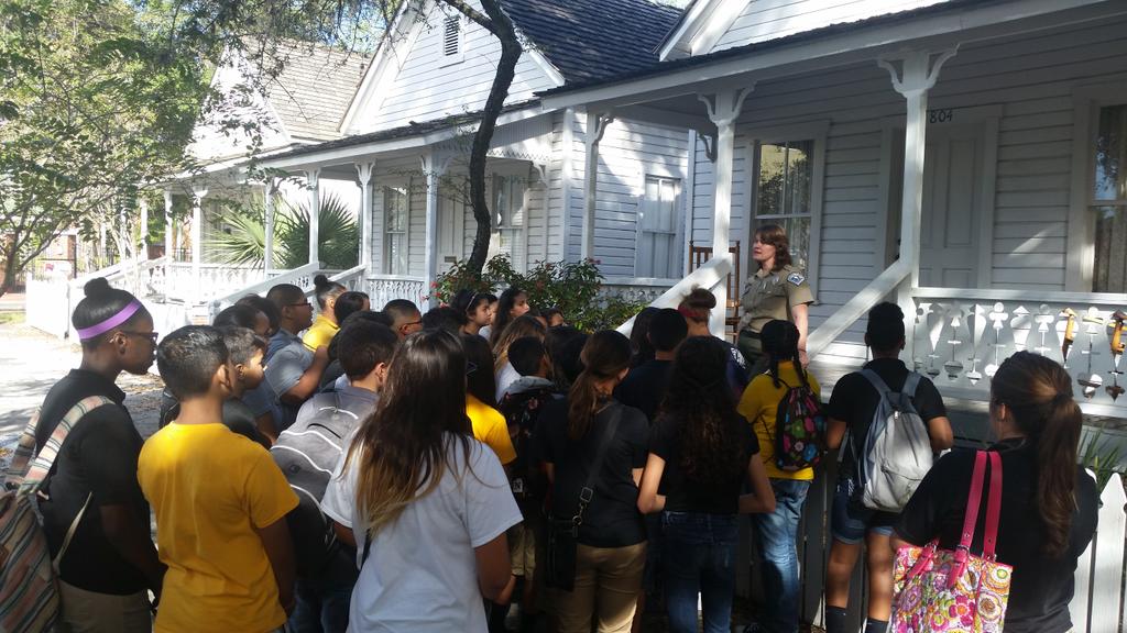 webbmiddle's tweet photo. Webb Spiders at the Ybor City Historical Museum. They were so AWESOME that the guide gave us compliments! #gowebb https://t.co/r20dyQNswp