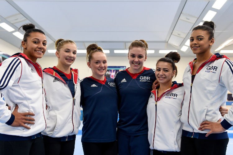 BritGymnastics's tweet image. Half an hour to go before our GB women compete! Let's #backourBrits &amp;amp; show them our support! #Worlds #Glasgow2015