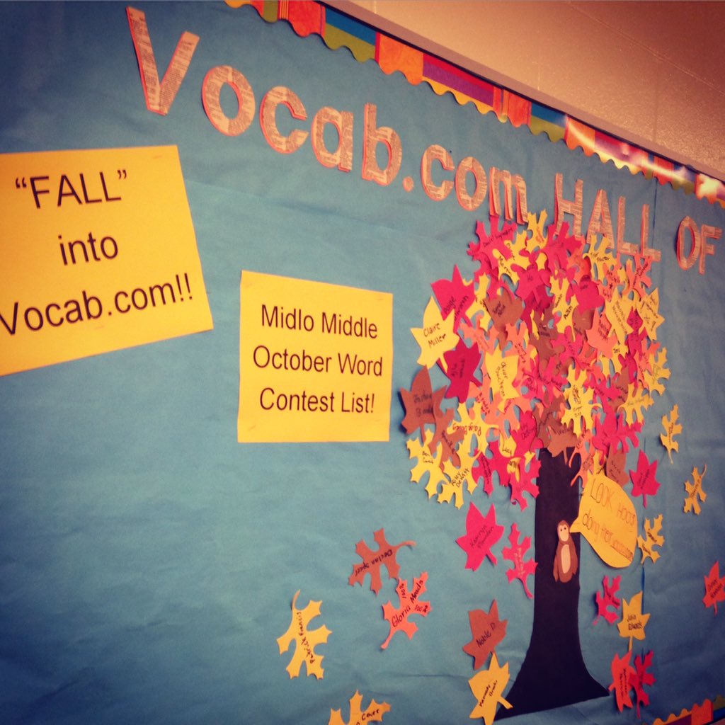 MandyChilcote's tweet photo. @VocabularyCom #midlomiddle students master October words to hold onto top spot in Vocabulary Bowl https://t.co/rpGh2xcgnF