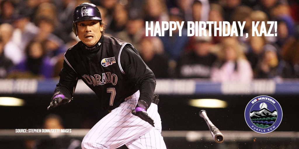 Happy 40th birthday to former 2B Kaz Matsui!   