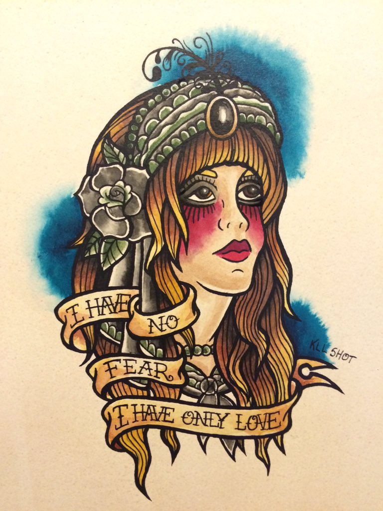 Buy Stevie Nicks Tattoo Flash Art Print Online in India  Etsy