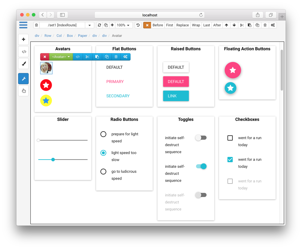 helmetrex's tweet photo. @ReactJSNews find on #StructorMarket new project boilerplate with Material UI components: https://t.co/IudFttUpmK https://t.co/dd0mMKixdq
