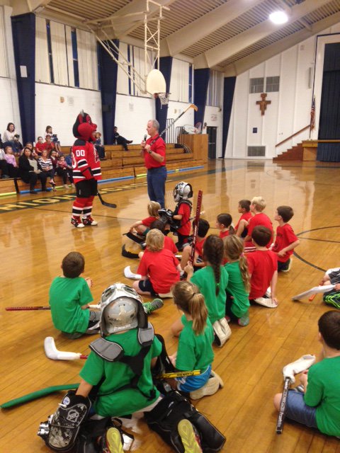 NJDevil00's tweet photo. Had a great time with @BruceDriver23 at the Street Devils program at St. Mary's in Middletown, NJ! https://t.co/xuSDdNM4RA