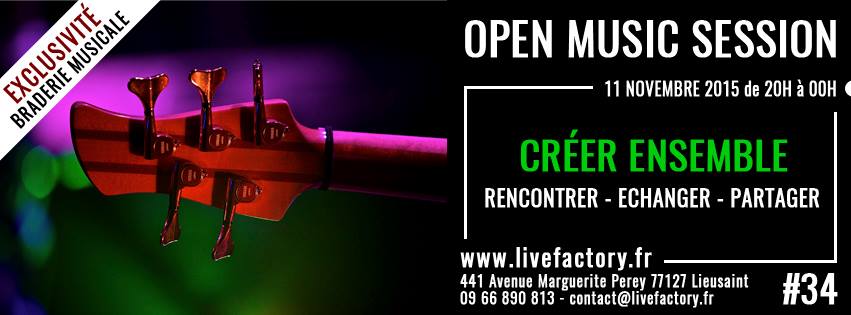 #OpenMusicSession 34 dans notre Studio scène avec en exclusivité une Braderie Musicale facebook.com/events/4113191…