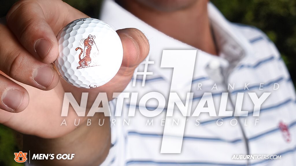 AuburnMGolf's tweet image. Incredible! Auburn Tigers are No. 1 nationally in the 3 major polls: Bushnell/Golfweek Coaches: Sagarin; Golfstat