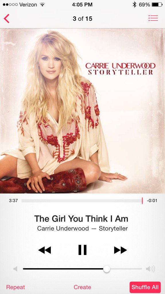 LanaHama19's tweet photo. @carrieunderwood you always speak to my heart. Loving #Storyteller https://t.co/BryEkmW1WV