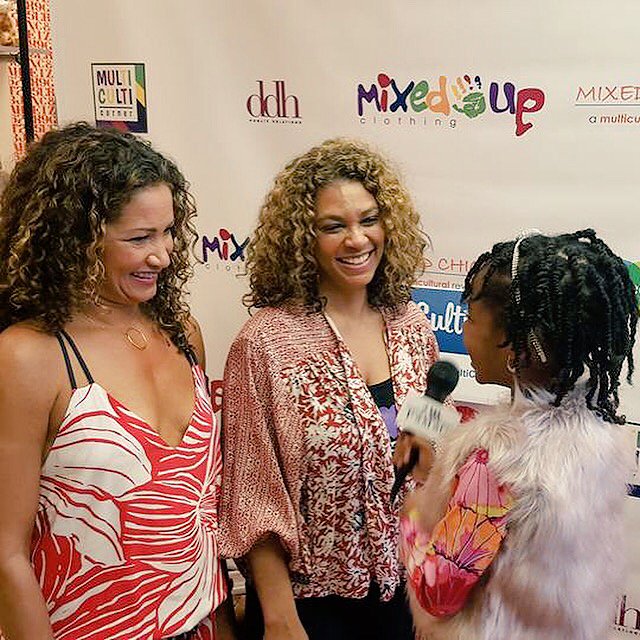 Flourishe's tweet photo. #YuriahMulan wearing @mixedupclothing  @mixedchicks #RedCarpet interview #mixedme book signing w/ @TayeDiggs #ddhpr https://t.co/WpdCyKfBc2