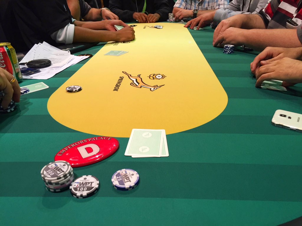 AlexCaige's tweet photo. Not doing to well but having so much fun just being here at the @WPTSA @EmperorsPalace all thanks to @ShuffleUpSA 😁 https://t.co/rCfmgaBfHm