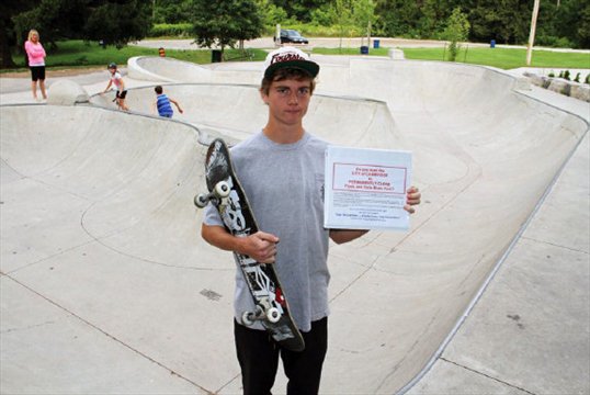 Kind #Cbridge skateboarder shrugs off newly-acquired internet fame bit.ly/1MXA4yE