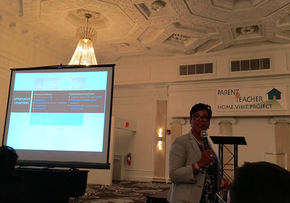 NYC schools delegation learns how to increase home-school connections at #PTHVP institute with <a href="/karen_mapp/">Karen Mapp</a>