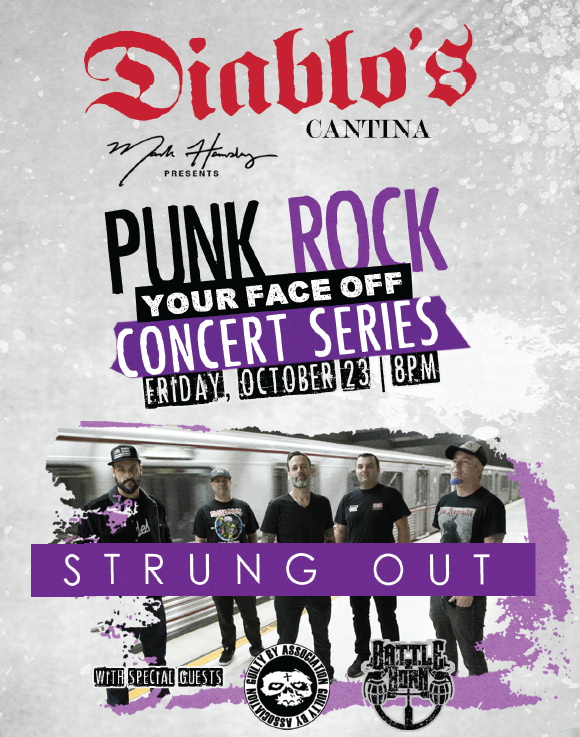 DiablosLV's tweet photo. Tonight! See punk legends @StrungOut rock the stage on our rooftop patio. Get your tix here: https://t.co/dEQqK3Q4qt https://t.co/18P69qq62B