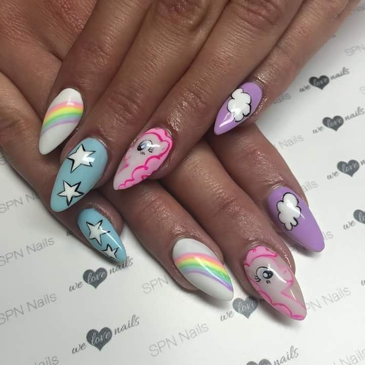 PinkieFanClub's tweet photo. #mylittlepony #mylittleponynails #nails #instanails #nails2inspire
#manilash #spnnails #lovemyjob #pinkiepie UV LaQ… https://t.co/AhXCQiGSu6