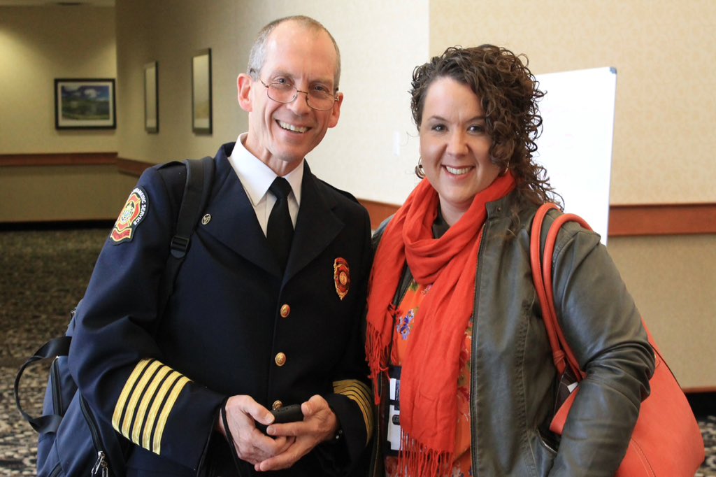 MB_InterAct's tweet photo. #WFPS Chief John Lane & #PAM Chair Jodi Possia at #InterAct2015 https://t.co/Oa6aTqpqsq