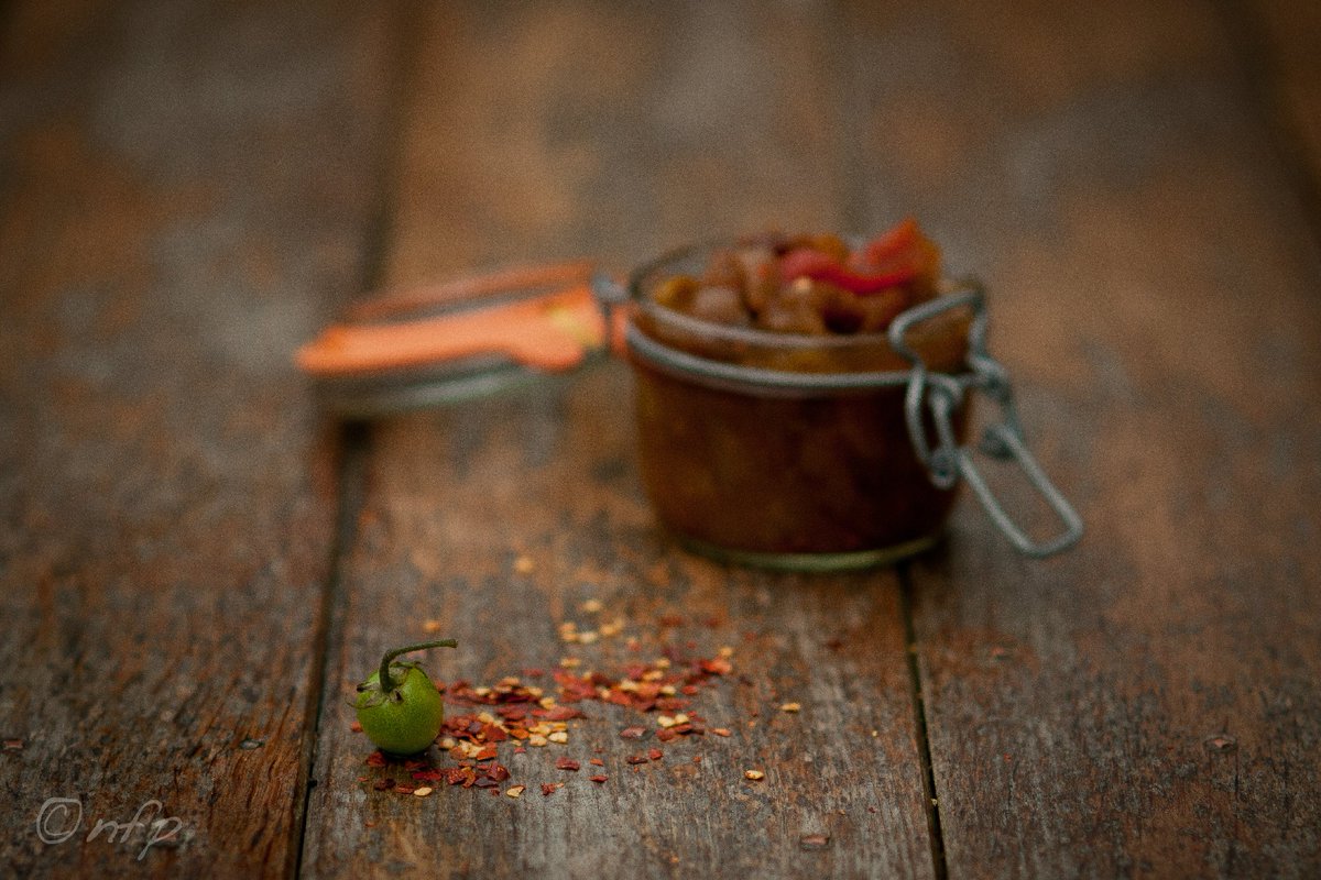 Green tomato #chutney with a kick! #somersetfood #foodphotography #eatlocal #foodfeed
