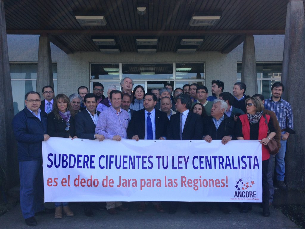 En la Intendencia de Pto. Montt Cores del país emplazan a gobierno por el mal proyecto de Ley de descentralización