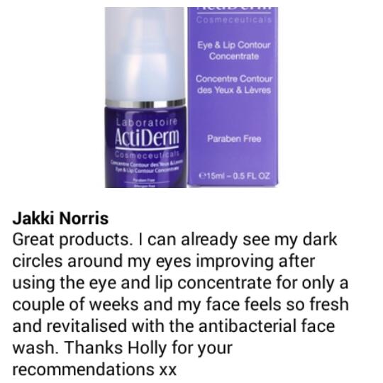 Hollylt85's tweet photo. #loveactiderm https://t.co/Njyp3Eygna