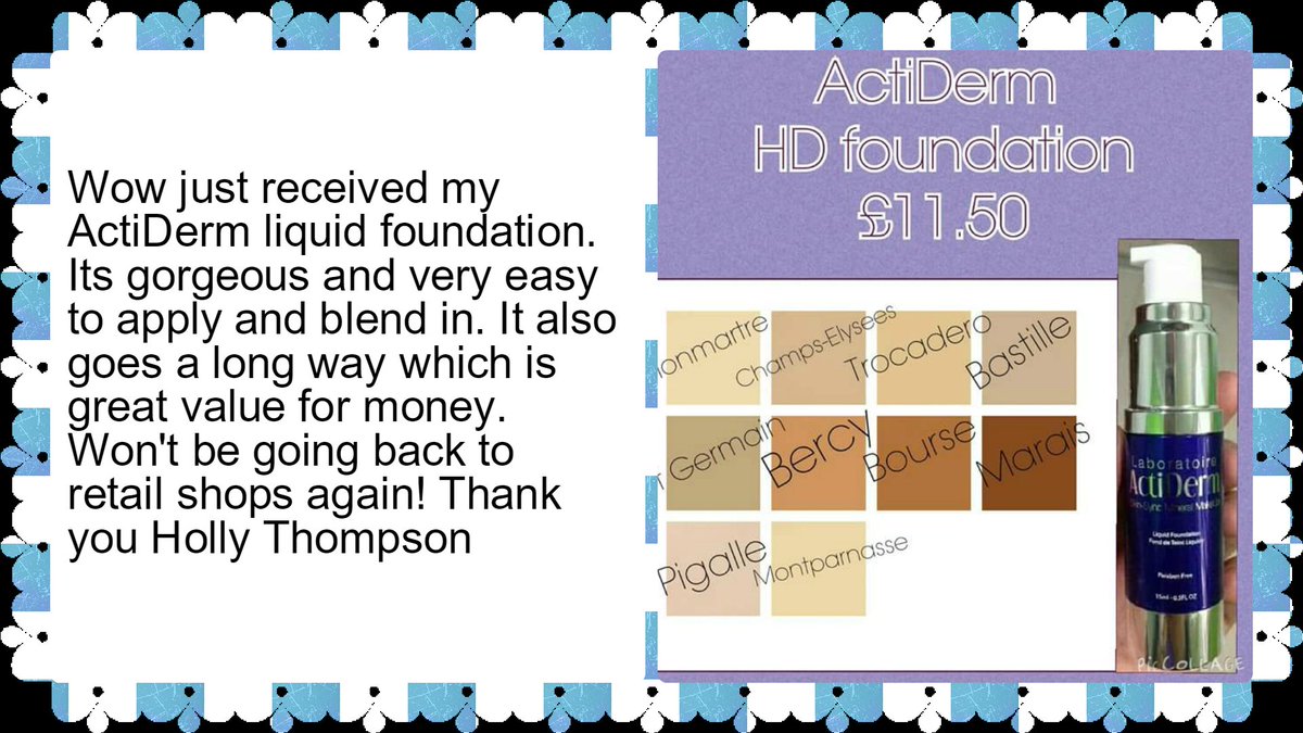 Hollylt85's tweet photo. #loveactiderm https://t.co/Njyp3Eygna