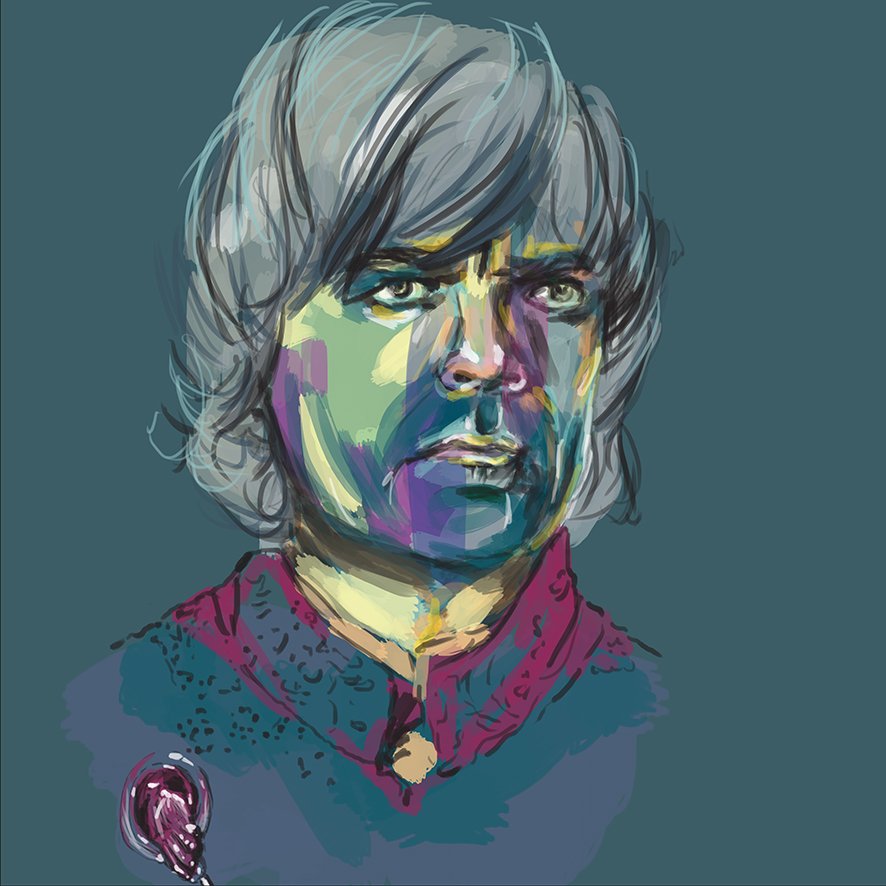 ItsPetal_Punk's tweet photo. An #illustration I did of #Tyrion. One of my fav characters in #GameOfThrones #art #painting https://t.co/UoGUiaCNQ2 https://t.co/jiAtiUYPbb