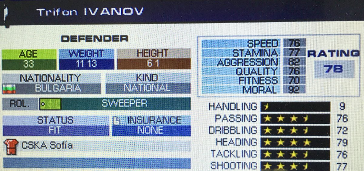 premier_manager's tweet photo. Trifon Ivanov - 1998-99 #PM99 https://t.co/VXGansrJoo