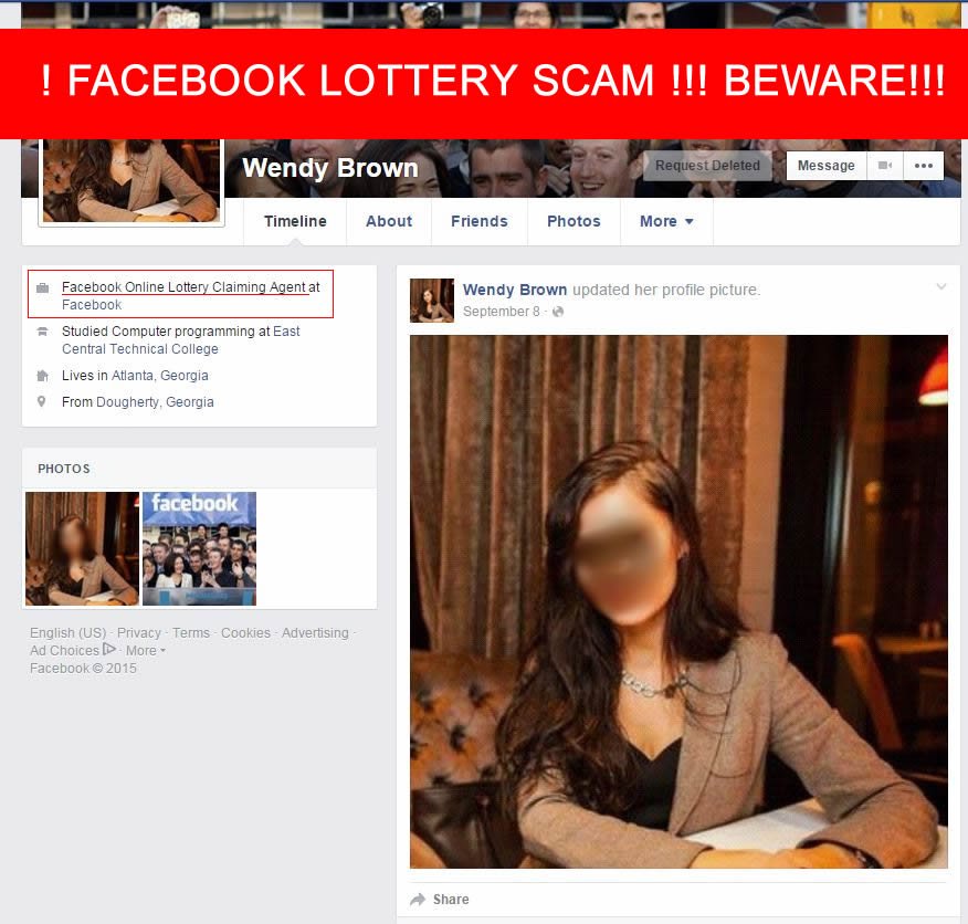 ConnContractors's tweet photo. #Facebook #Lottery #scam https://t.co/UECl4hbpia https://t.co/xkjtMiiTkO
