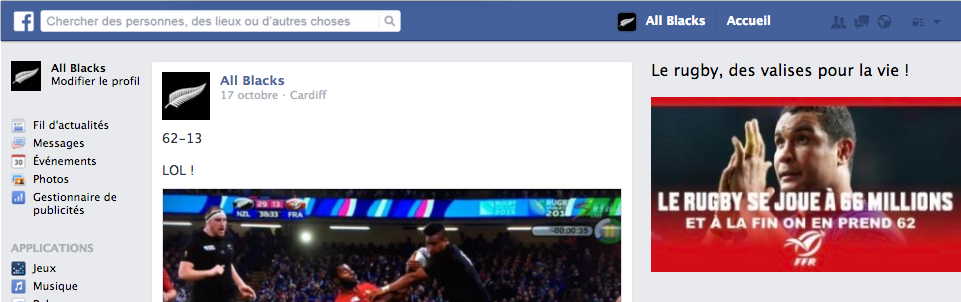 OvaleMasque's tweet photo. Le mur Facebook du XV de France, l'ultime épisode (et le meilleur pour la fin) : https://t.co/70VZowF2Mj https://t.co/ch73VfUZDy