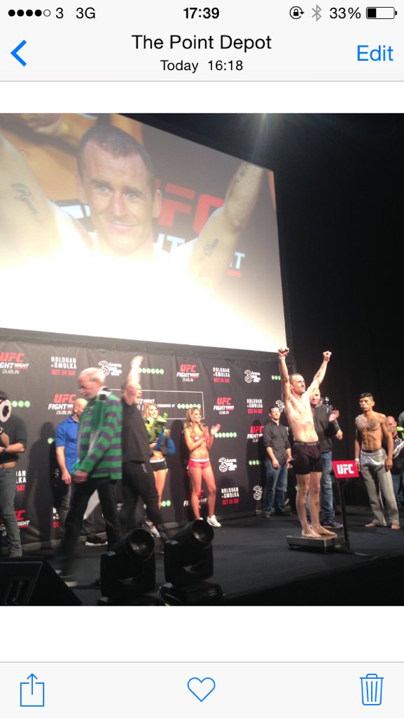 KeithDuffyIre's tweet photo. 2 Tap on weight and ready Go Hand razed ufc Dublin https://t.co/0XAiNlbSsu