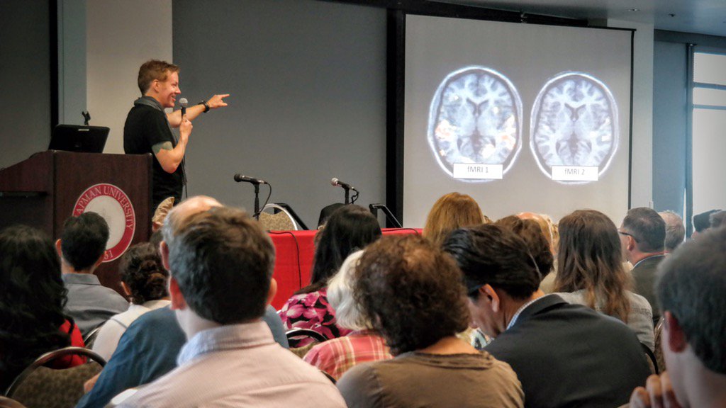 ChapmanU's tweet photo. "Maybe I'll take the broken things and make them gold." - @benfoss, @headstrongnatio founder &amp; @TEDx speaker https://t.co/GbjqVGl9Ip