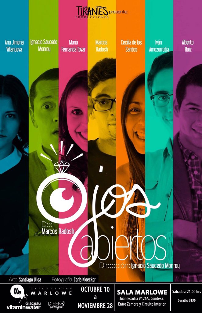TirantesPro's tweet photo. Plan de Mañana #sabadito #teatro #arte #cultura #plandenovios #plandeamigas "#OjosAbiertos" en @SalaMarlowe 21:00hrs https://t.co/oIV7hYhzaM