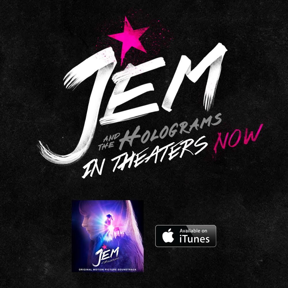 SB_Projects's tweet photo. It's @JemTheMovie day! 

See the movie in theaters now &amp; get the soundtrack here: https://t.co/VvAVVUIzsQ 💖 https://t.co/3LhaFvrney