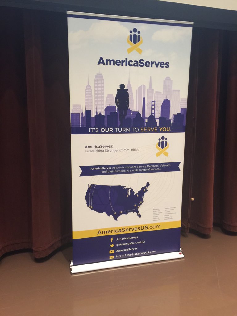 AmericaServesHQ's tweet photo. Getting ready to kick off another community discussion on serving #veterans and #MilitaryFamily! #SeattleServes https://t.co/DqIodL45Dj